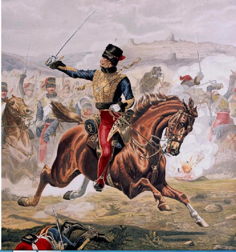 Painting of Charge of the Light Brigade